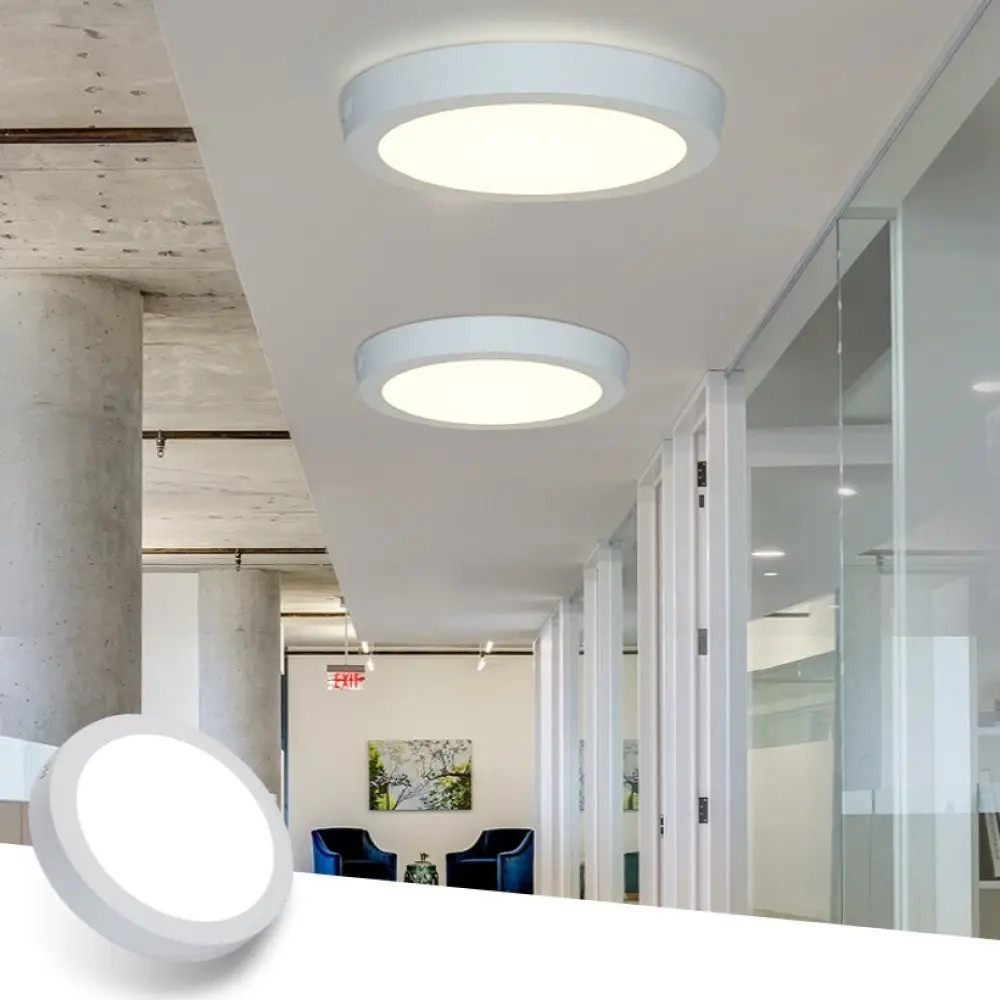 Lamptime 20 W Led Panel - Beyaz Işık (6500K) - Beyaz Kasa - Yuvarlak - Sıva Üstü - DS12-0225-020-865S-9016-PS76-OSSS20 Lamptime 20 W Led Panel - Beyaz Işık (6500K) - Beyaz Kasa - Yuvarlak - Sıva Üstü - DS12-0225-020-865S-9016-PS76-OSSS20