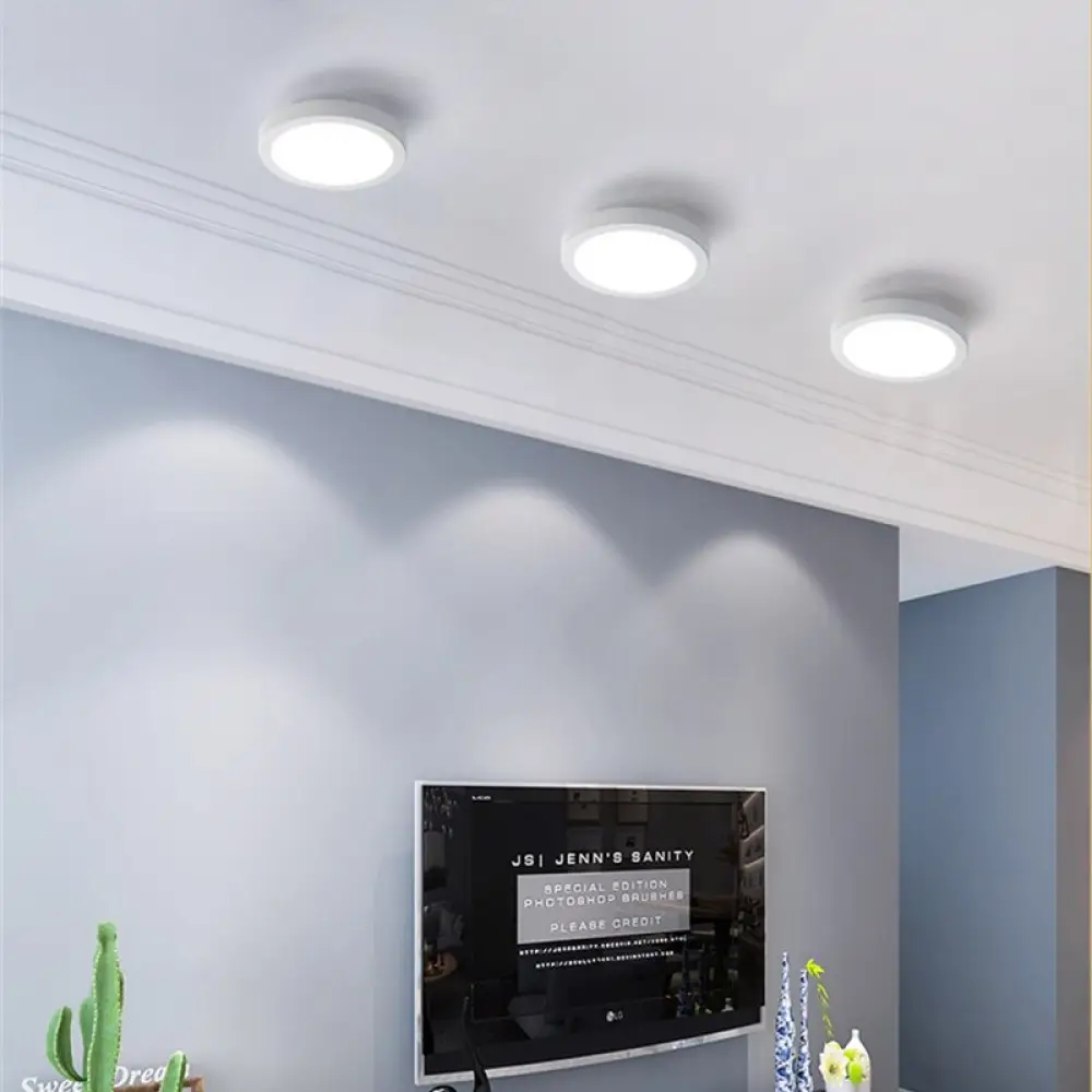 Lamptime 20 W Led Panel - Sarı Işık (4000K) - Beyaz Kasa - Yuvarlak - Sıva Üstü - DS12-0225-020-840S-9016-PS76-OSSS20 Lamptime 20 W Led Panel - Sarı Işık (4000K) - Beyaz Kasa - Yuvarlak - Sıva Üstü - DS12-0225-020-840S-9016-PS76-OSSS20